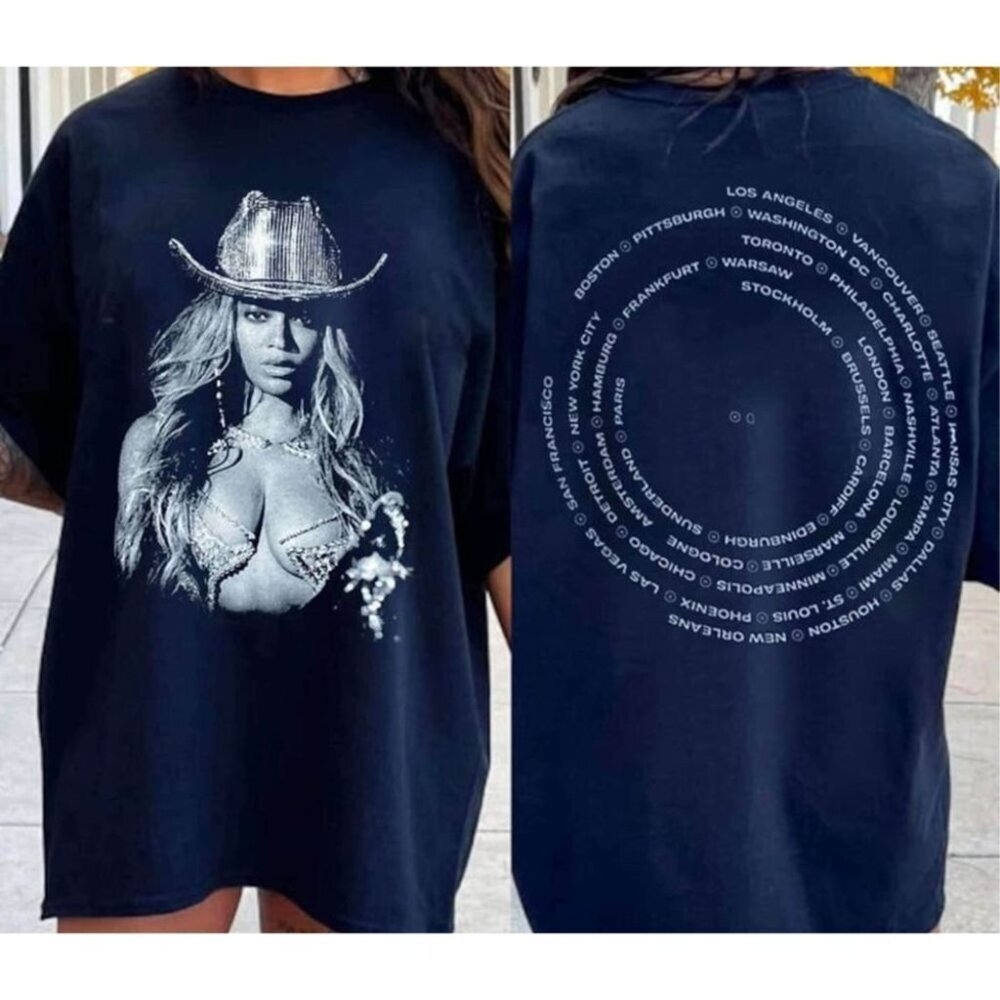 Beyonce Renaissance World Tour 2023 2 Sided Unisex T-Shirt 73